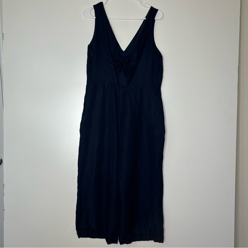 Banana Republic jumpsuit back tie linen blend - Picture 9 of 16